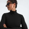 Bluză cu guler înalt și mâneci lungi pentru femei Bluză cu guler înalt și mâneci lungi pentru femei
