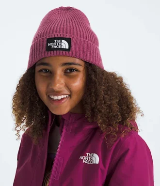 Căciulă cu manșetă și logo TNF™ Box pentru copii
