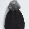 Căciulă pentru femei Oh Mega Fur Pom Lined Beanie Căciulă pentru femei Oh Mega Fur Pom Lined Beanie