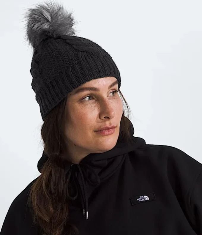 Căciulă pentru femei Oh Mega Fur Pom Lined Beanie Căciulă pentru femei Oh Mega Fur Pom Lined Beanie