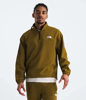 Hanorac cu jumătate de fermoar Tekware? Grid Fleece pentru bărbați