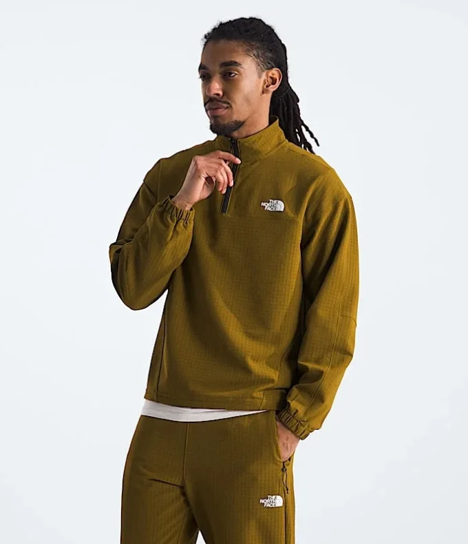 Hanorac cu jumătate de fermoar Tekware? Grid Fleece pentru bărbați Hanorac cu jumătate de fermoar Tekware? Grid Fleece pentru bărbați