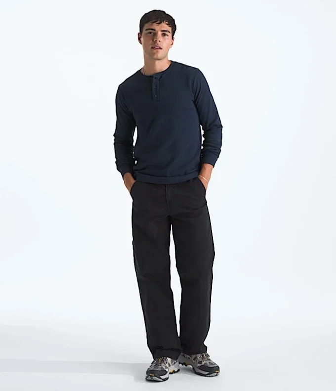 Henley cu mâneci lungi pentru bărbați Henley cu mâneci lungi pentru bărbați