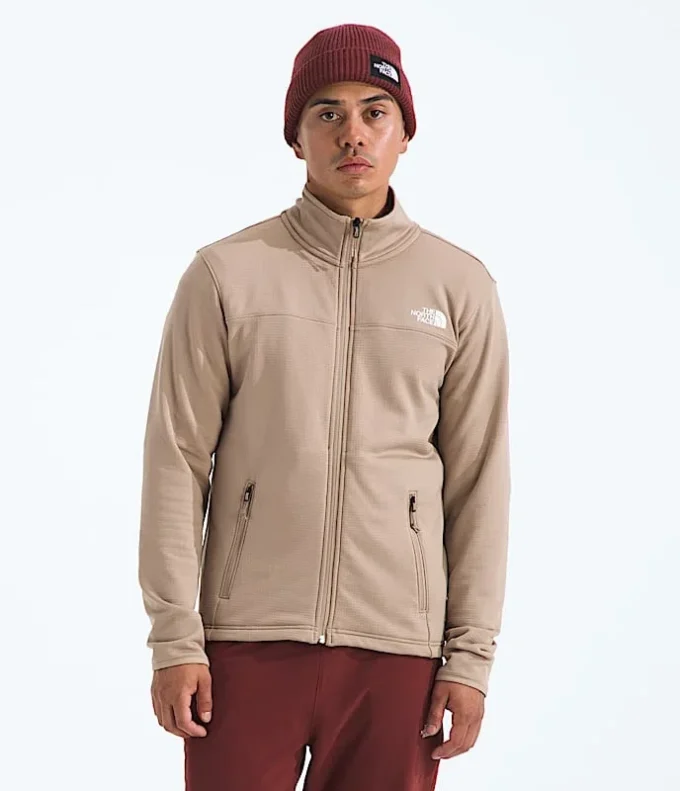 Jacheta cu fermoar integral Cedar Trail Grid Fleece pentru bărbați Jacheta cu fermoar integral Cedar Trail Grid Fleece pentru bărbați