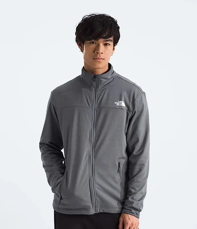 Jacheta cu fermoar integral Cedar Trail Grid Fleece pentru bărbați Jacheta cu fermoar integral Cedar Trail Grid Fleece pentru bărbați