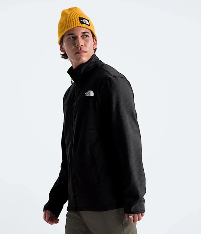 Jacheta cu fermoar integral Cedar Trail Grid Fleece pentru bărbați Jacheta cu fermoar integral Cedar Trail Grid Fleece pentru bărbați