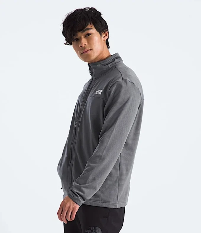Jacheta cu fermoar integral Cedar Trail Grid Fleece pentru bărbați Jacheta cu fermoar integral Cedar Trail Grid Fleece pentru bărbați