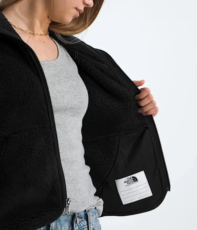 Jacheta cu fermoar integral din fleece Cabin pentru fete Jacheta cu fermoar integral din fleece Cabin pentru fete