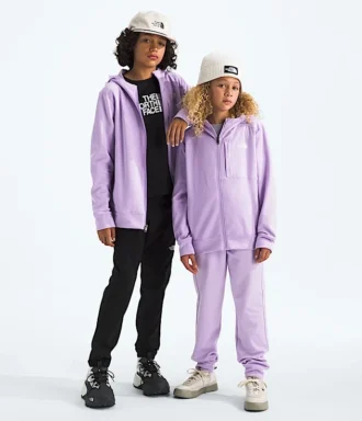 Jacheta cu glugă și fermoar integral TNF™ Performance Fleece pentru băieți și fete Jacheta cu glugă și fermoar integral TNF™ Performance Fleece pentru băieți și fete