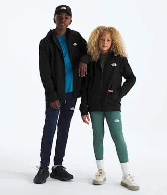 Jacheta cu glugă și fermoar integral TNF™ Performance Fleece pentru băieți și fete
