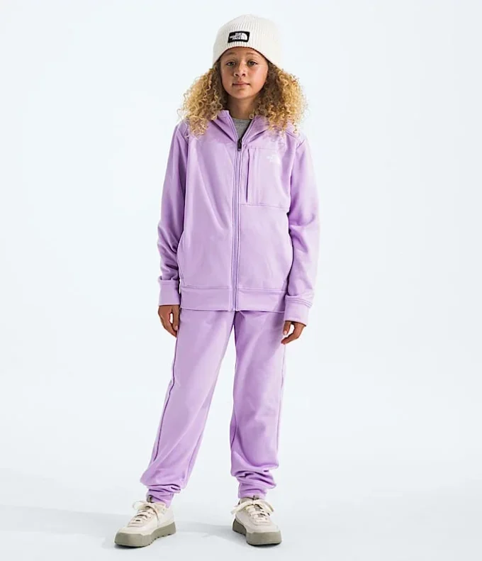 Jacheta cu glugă și fermoar integral TNF™ Performance Fleece pentru băieți și fete