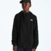 Jacheta cu glugă și fermoar integral TNF™ Performance Fleece pentru băieți și fete Jacheta cu glugă și fermoar integral TNF™ Performance Fleece pentru băieți și fete