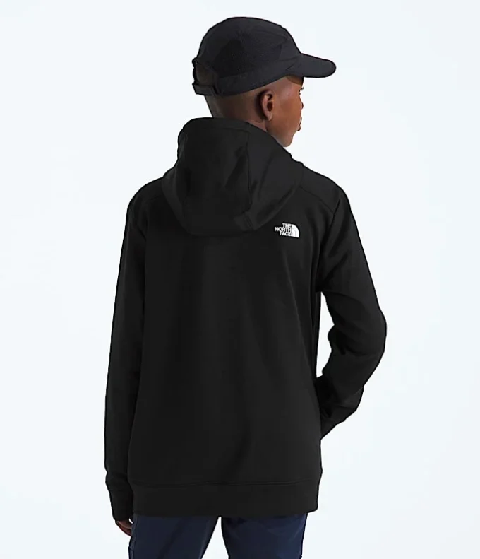 Jacheta cu glugă și fermoar integral TNF™ Performance Fleece pentru băieți și fete Jacheta cu glugă și fermoar integral TNF™ Performance Fleece pentru băieți și fete