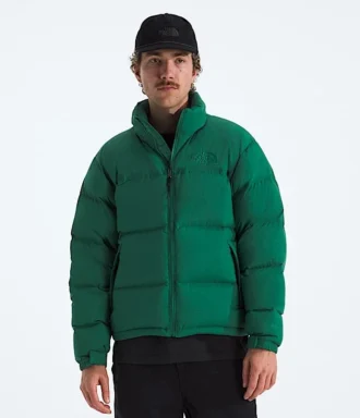 Jacheta retro Nuptse DTM pentru bărbați 1996