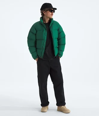 Jacheta retro Nuptse DTM pentru bărbați 1996
