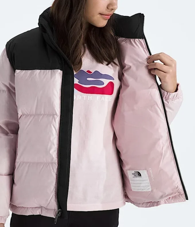 Jacheta retro Nuptse pentru băieți și fete 1996 Jacheta retro Nuptse pentru băieți și fete 1996