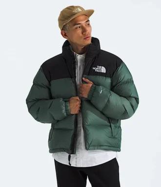 Jacheta retro Nuptse pentru bărbați, model 1996
