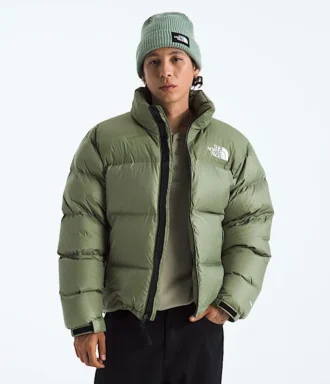 Jacheta retro Nuptse pentru bărbați, model 1996