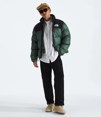 Jacheta retro Nuptse pentru bărbați, model 1996
