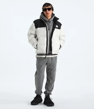 Jacheta retro Nuptse pentru bărbați, model 1996