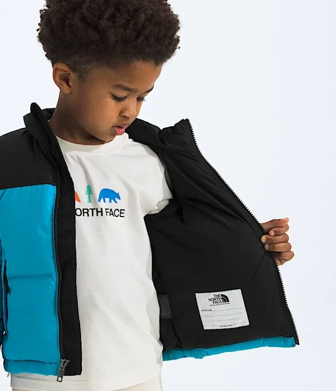 Jacheta retro Nuptse pentru copii 1996 Jacheta retro Nuptse pentru copii 1996