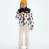 Jacheta retro Nuptse pentru copii 1996 — Imprimare Jacheta retro Nuptse pentru copii 1996 — Imprimare