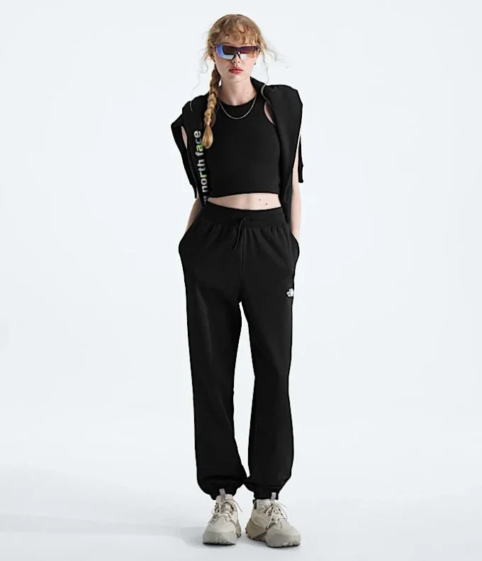 Pantaloni de jogging relaxați, drepți, esențiali pentru femei Pantaloni de jogging relaxați, drepți, esențiali pentru femei