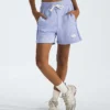 Pantaloni scurți relaxați din bumbac pentru femei Pantaloni scurți relaxați din bumbac pentru femei