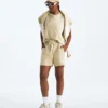Pantaloni scurți relaxați din bumbac pentru femei Pantaloni scurți relaxați din bumbac pentru femei
