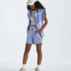 Pantaloni scurți relaxați din bumbac pentru femei Pantaloni scurți relaxați din bumbac pentru femei