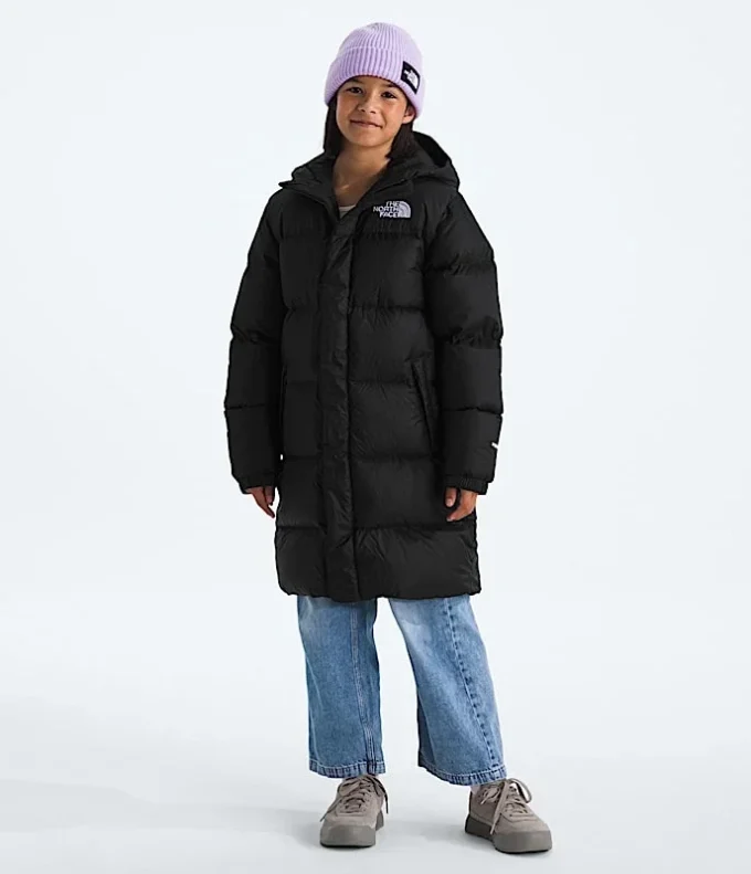 Parka lungă Nuptse pentru băieți și fete Parka lungă Nuptse pentru băieți și fete