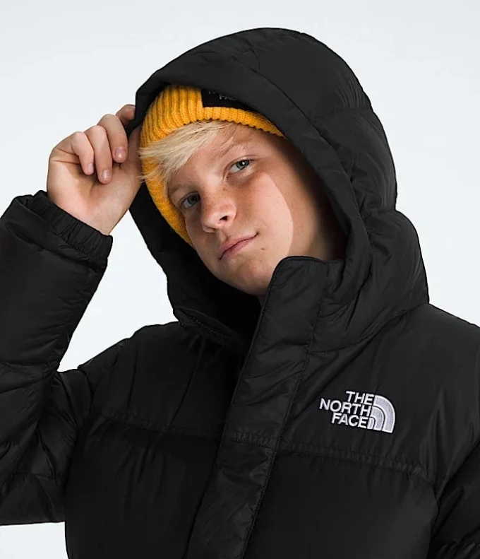 Parka lungă Nuptse pentru băieți și fete Parka lungă Nuptse pentru băieți și fete