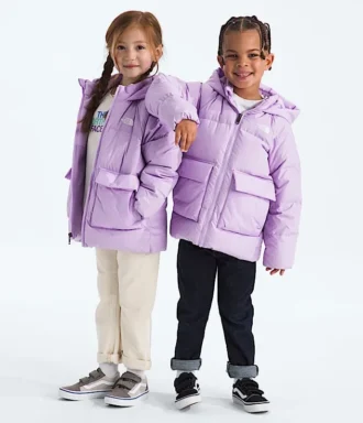 Parka pentru copii North Down cu căptușeală din fleece
