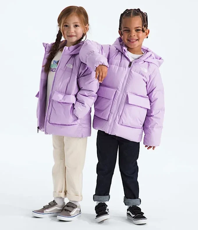 Parka pentru copii North Down cu căptușeală din fleece Parka pentru copii North Down cu căptușeală din fleece