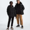 Parka scurtă pentru băieți și fete, căptușită cu fleece North Down Parka scurtă pentru băieți și fete, căptușită cu fleece North Down