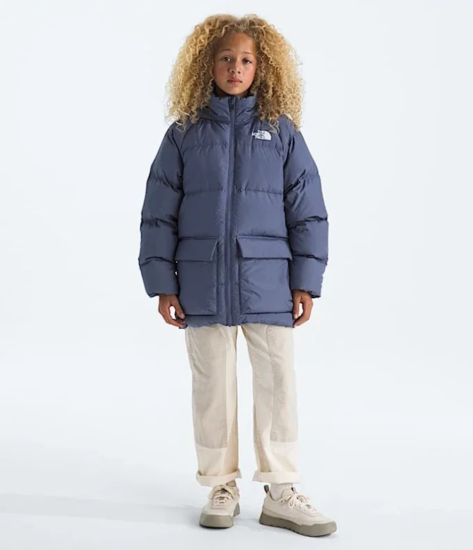 Parka scurtă pentru băieți și fete, căptușită cu fleece North Down Parka scurtă pentru băieți și fete, căptușită cu fleece North Down