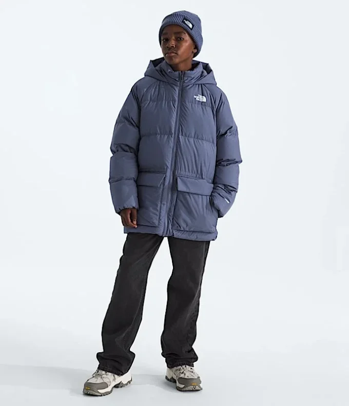 Parka scurtă pentru băieți și fete, căptușită cu fleece North Down Parka scurtă pentru băieți și fete, căptușită cu fleece North Down