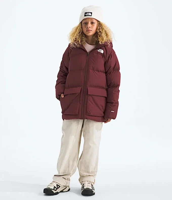 Parka scurtă pentru băieți și fete, căptușită cu fleece North Down Parka scurtă pentru băieți și fete, căptușită cu fleece North Down