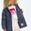Parka scurtă pentru băieți și fete, căptușită cu fleece North Down Parka scurtă pentru băieți și fete, căptușită cu fleece North Down