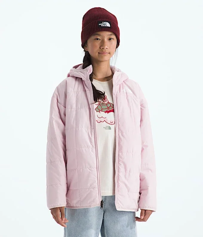 Parka scurtă reversibilă Shasta pentru fete Parka scurtă reversibilă Shasta pentru fete