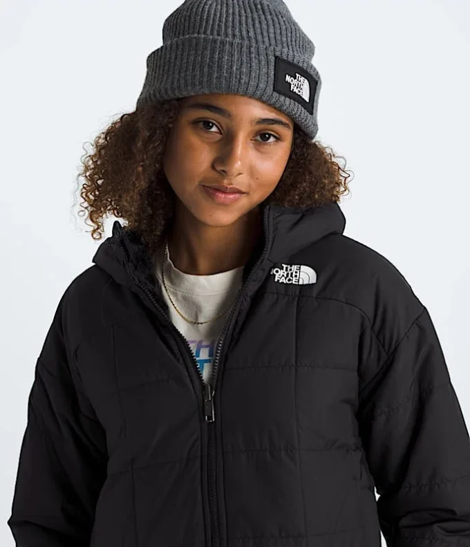 Parka scurtă reversibilă Shasta pentru fete Parka scurtă reversibilă Shasta pentru fete