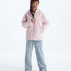 Parka scurtă reversibilă Shasta pentru fete Parka scurtă reversibilă Shasta pentru fete