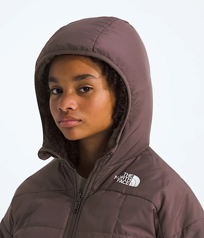 Parka scurtă reversibilă Shasta pentru fete Parka scurtă reversibilă Shasta pentru fete