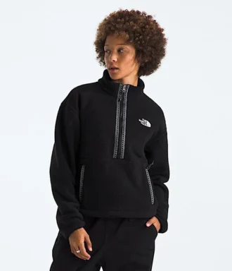Pulover cu fermoar ¼ TNF™ Fleeski pentru femei