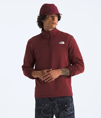 Pulover din fleece Cedar Trail Grid ½-Zip pentru bărbați