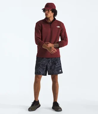 Pulover din fleece Cedar Trail Grid ½-Zip pentru bărbați