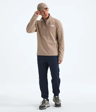 Pulover din fleece Cedar Trail Grid ½-Zip pentru bărbați