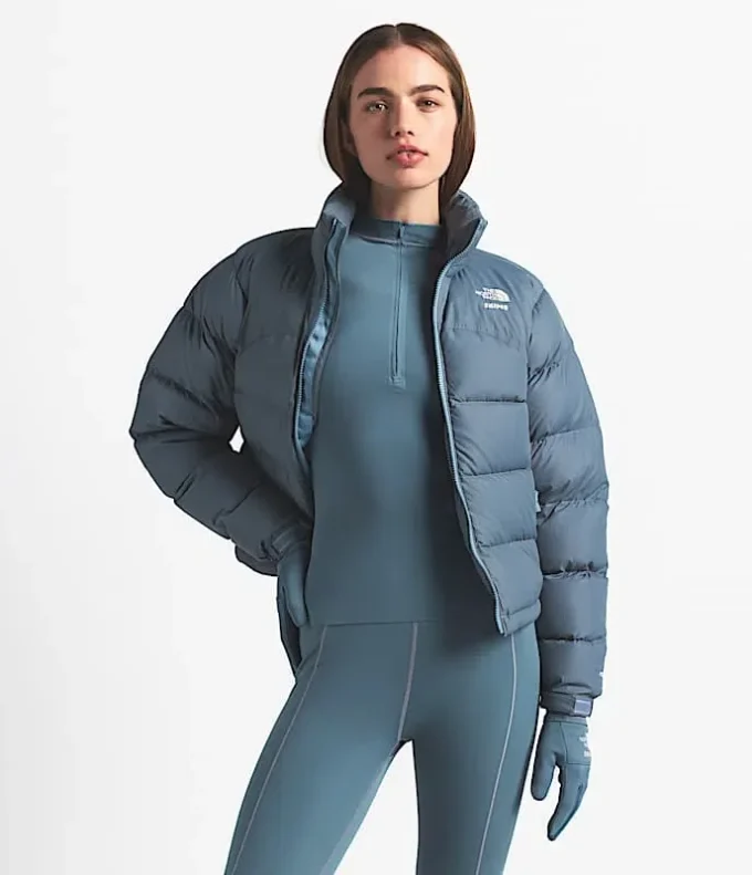 The North Face X SKIMS Jacheta retro Nuptse pentru femei 2000 The North Face X SKIMS Jacheta retro Nuptse pentru femei 2000