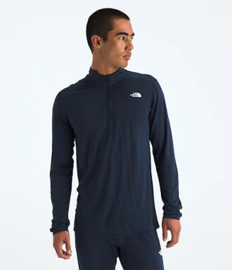 TNF X Smartwool Tricou cu mânecă lungă și fermoar pe jumătate pentru bărbați, din amestec de lână merino 150 TNF X Smartwool Tricou cu mânecă lungă și fermoar pe jumătate pentru bărbați, din amestec de lână merino 150
