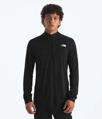 TNF X Smartwool Tricou cu mânecă lungă și fermoar pe jumătate pentru bărbați, din amestec de lână merino 150 TNF X Smartwool Tricou cu mânecă lungă și fermoar pe jumătate pentru bărbați, din amestec de lână merino 150
